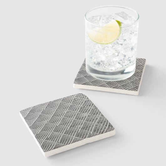 Komplexe Metallstruktur Steinuntersetzer (Seitenansicht)