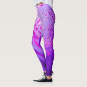 Komplexe Spirale Lila - Leggings (Links)