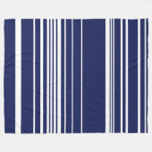 Komplexe Streifen - blau Fleecedecke (Vorderseite (Horizontal))