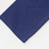 Komplexe Streifen - blau Fleecedecke (Ecke)