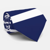 Komplexe Streifen - blau Krawatte (Gerollt)