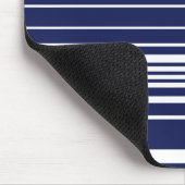 Komplexe Streifen - blau Mousepad (Ecke)