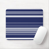 Komplexe Streifen - blau Mousepad (Mit Mouse)