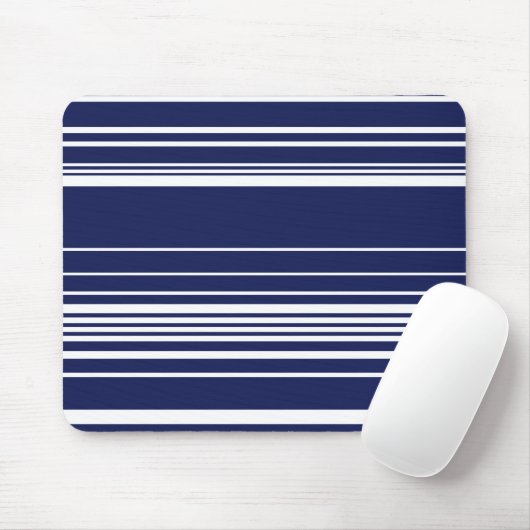 Komplexe Streifen - blau Mousepad (Mit Mouse)
