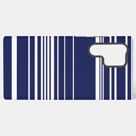 Komplexe Streifen - blau Samsung Galaxy Hülle (Rückseite (Horizontal))