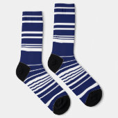 Komplexe Streifen - blau Socken (Rechts)