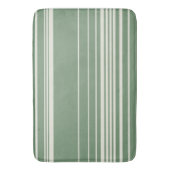 Komplexe Streifen in Grün Badematte (Vorderseite Vertikal)