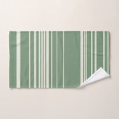 Komplexe Streifen in Grün Badhandtuch Set (Handtuch)