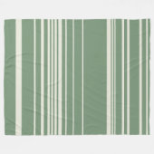 Komplexe Streifen in Grün Fleecedecke (Vorderseite (Horizontal))