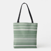 Komplexe Streifen in Grün Tasche (Rückseite)
