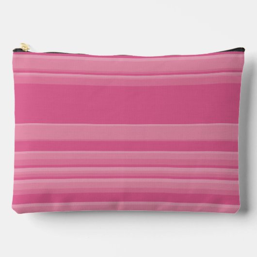 Komplexe Streifen in Rosa Zubehörtasche (Vorderseite)