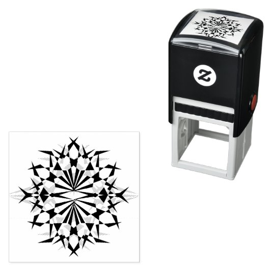 Komplexe Struktur Benutzerdefiniert 1,5" x 1,5" Br Permastempel (Beispiel)