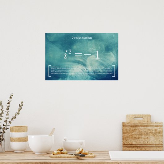 Komplexe Zahlen - Math Poster (Küche)