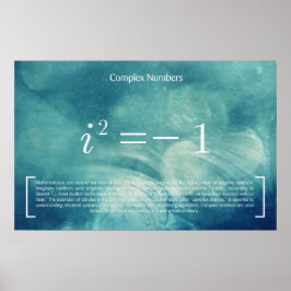 Komplexe Zahlen - Math Poster