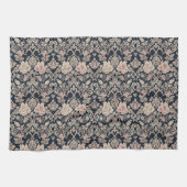 Komplexes, ausgefeiltes Blumen-Spitzen-Design Geschirrtuch (Horizontal)