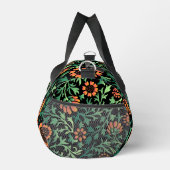 Komplexes Blumenmuster mit grünen Blättern Duffle Bag (Rechts)
