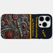 Komplexes Design feiert eine Banking Identity Case-Mate iPhone Hülle (Rückseite (Horizontal))