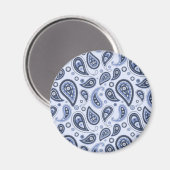 Komplexes florales Paisley-Druckdesign Magnet (Vorderseite/Rückseite)