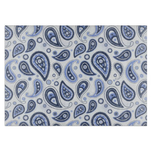 Komplexes florales Paisley-Druckdesign Schneidebrett