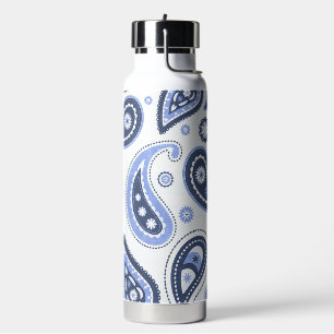 Komplexes florales Paisley-Druckdesign Trinkflasche