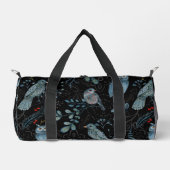 Komplexes florales und Paisleymuster Duffle Bag (Vorderseite)