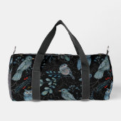 Komplexes florales und Paisleymuster Duffle Bag (Rückseite)