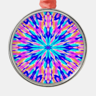 komplexes Fraktal-Mandala Ornament Aus Metall