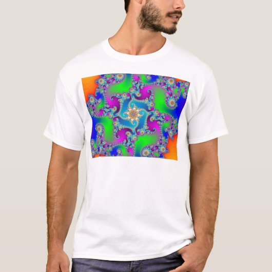 Komplexes Fraktal Muster: T-Shirt (Vorderseite)