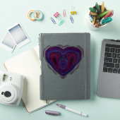 Komplexes Herz Aufkleber (iPad Hülle)