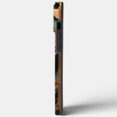 Komplexes, mehrschichtiges, mechanisches Steampunk Case-Mate iPhone Hülle (Rückseite / Links)