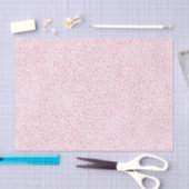 Komplexes Netzwerk - Weiß auf hellrosa Seidenpapier (Handwerk)