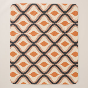 Komplexes Ornament: abstraktes nahtloses Design Sherpadecke