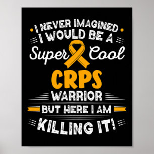 Komplexes regionales Schmerzsyndrom Cooler CRPS Wa Poster