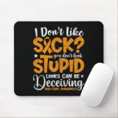 Komplexes regionales Schmerzsyndrom Crps Warrior A Mousepad (Mit Mouse)