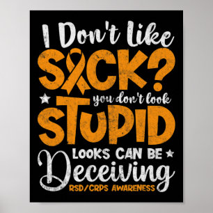Komplexes regionales Schmerzsyndrom Crps Warrior A Poster