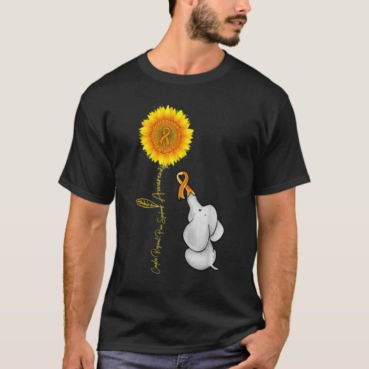 Komplexes regionales Schmerzsyndrom Sonnenblumenge T-Shirt (Vorderseite)