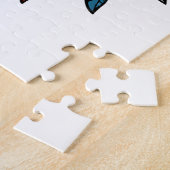 Komplexes Tribal-Bären-Puzzle mit Blumendesign Puzzle (Seite)