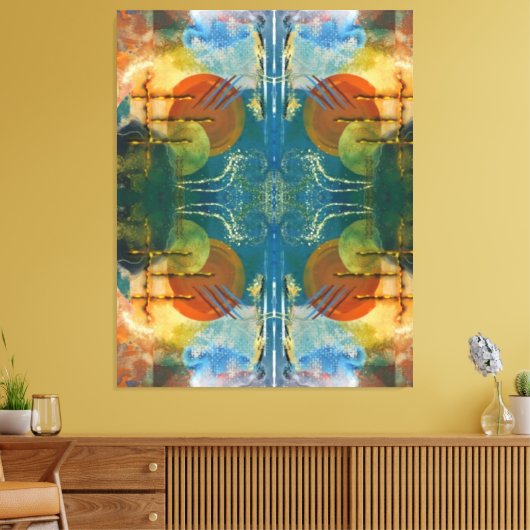 Komplexität 10 leinwanddruck (Insitu (Wohnzimmer))