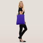 Komplexität Blau Tasche (Am Model)