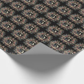 Kompliment der Viktorianischen Kranzkarte Geschenkpapier (Ecke)