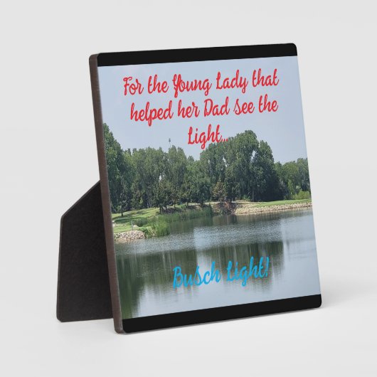 Kompliment Plaque Fotoplatte (Vorderseite)