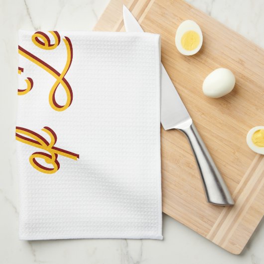 Komplimente des Koch Geschirrtuch (Viertel Falte)