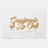 Komplimente des Koch Geschirrtuch (Horizontal)