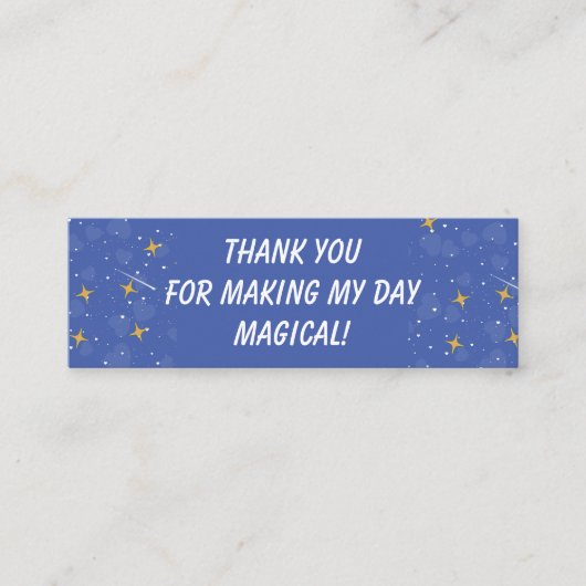 Komplimentkarte Telefonnummerkarte (Vorderseite)