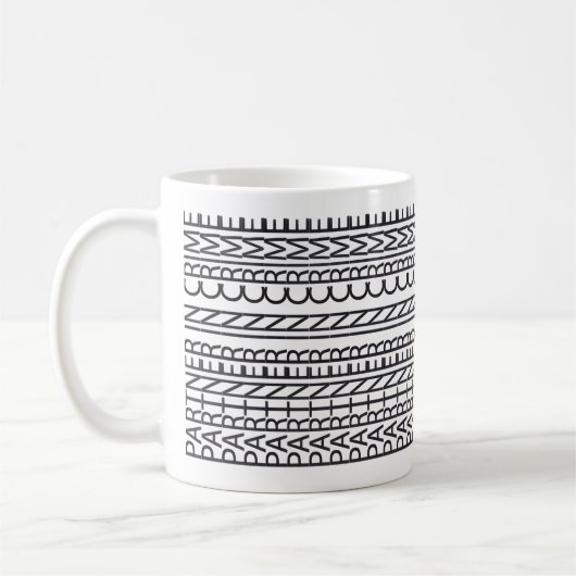 Komplize Versteckte Nachricht Kaffeetasse (Links)