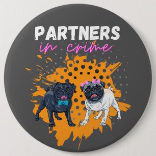 Komplizen-Hunde-Button Button