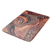 Komplizierte Boho-Abstract-Mandala-Muster-Badematt Badematte (Schrägansicht)