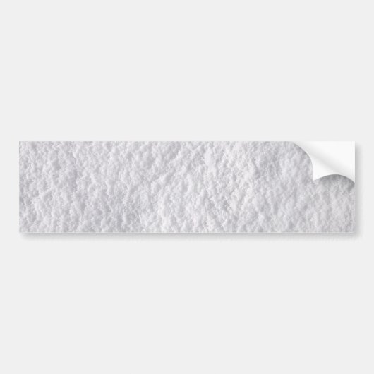 Komplizierte Schneestextur Autoaufkleber (Vorne)