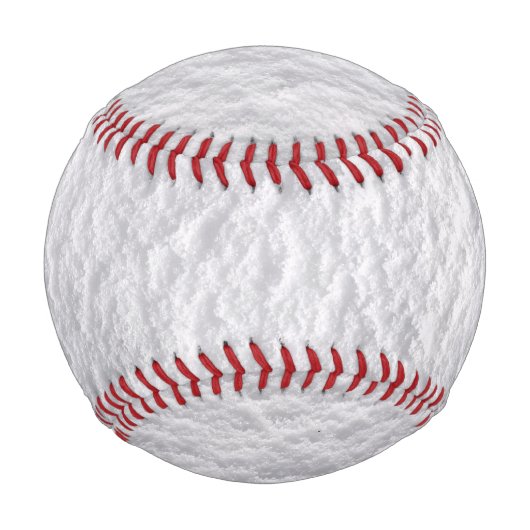 Komplizierte Schneestextur Baseball (Vorderseite)