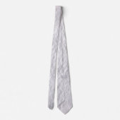 Komplizierte Schneestextur Krawatte (Rückseite)